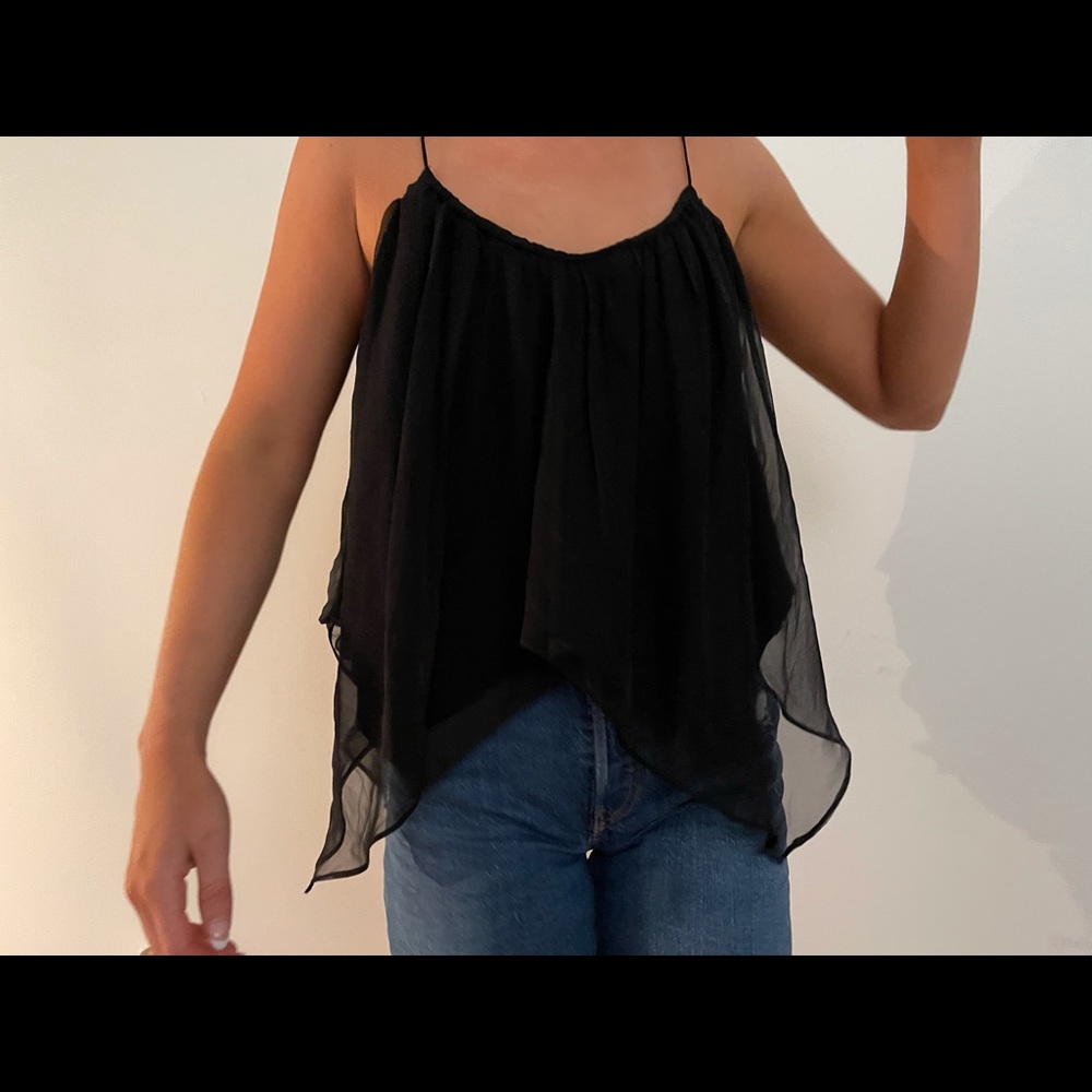 Elizabeth and James black top